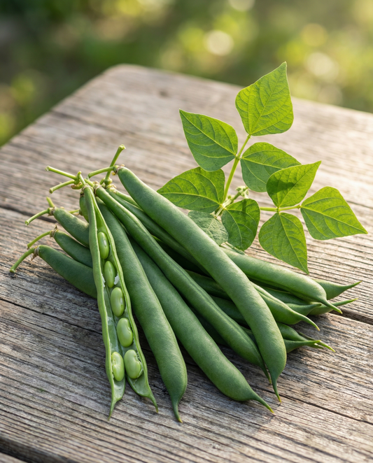 Bush Bean Seeds Domino Annual Phaseolus Vulgaris