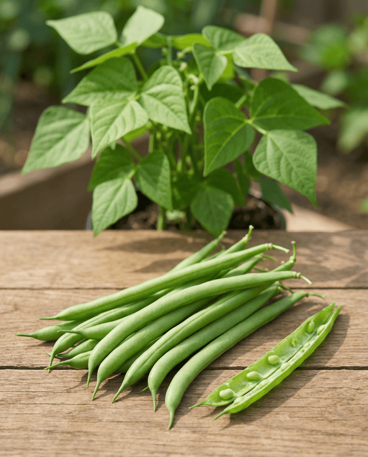 Bush Beans Prelude Seeds Phaseolus Vulgaris Annual Green Pods