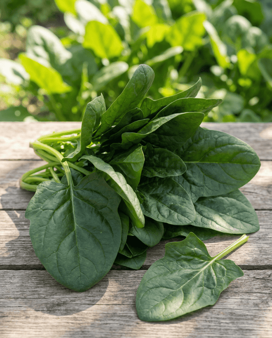 Spinach Nores Leafy Seeds Spinacia Oleracea Annual Variety