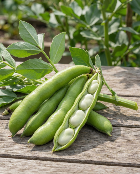 Broad Bean Seeds Vicia Faba Annual Meteor Variety 250g
