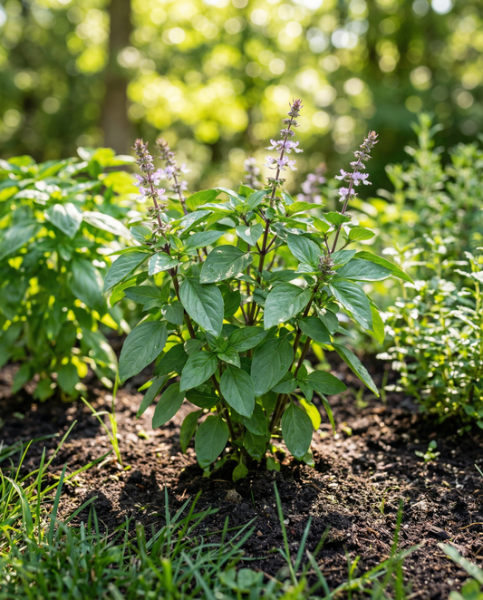 Cinnamon Basil Seeds Ocimum Basilicum Organic Annual Herb