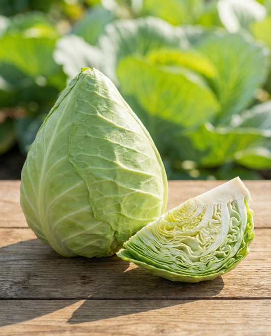 Cabbage Filderkraut Seeds Organic Brassica Oleracea Annual