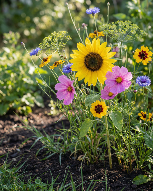 Organic Cut Flowers Mixture Seeds Annual Flower Mix