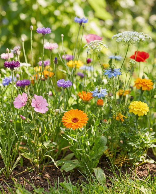 Wildflower Seeds Mixture Organic Annual Flowers Mix 2g Pack