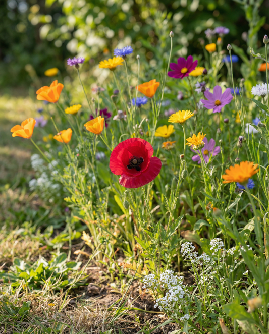 Friendly Flowers Seed Mix Annual 25 M2 Coverage 20 Varieties
