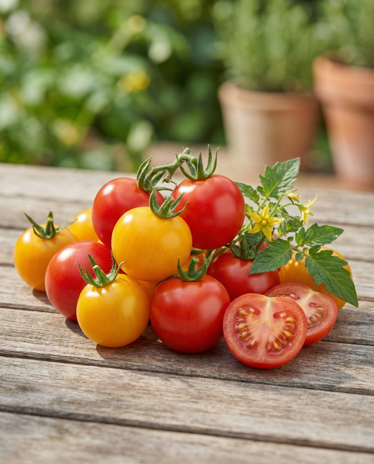 Sweet Cherry Tomato Seeds Solanum Lycopersicum Mini Greenhouse Kit