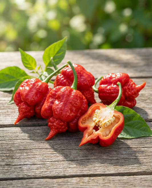 Carolina Reaper Pepper Seeds Capsicum Chinense Vegetable Variety
