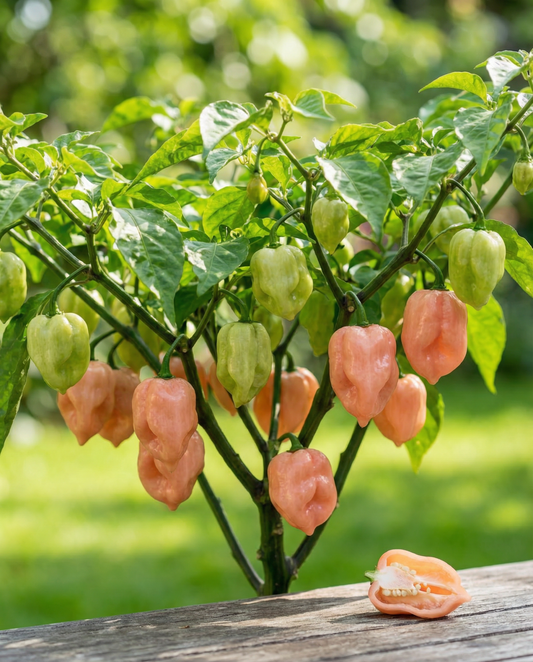 Habanero Pink Pepper Seeds Capsicum Chinense Annual