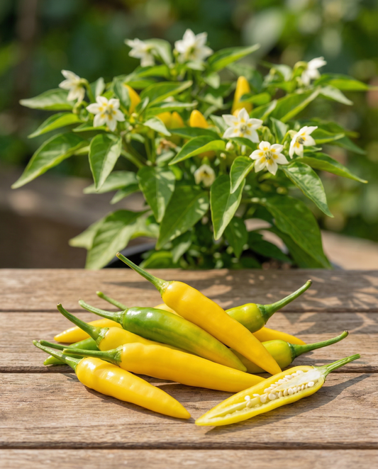 Hot Lemon Drop Pepper Seeds Capsicum Baccatum Vegetable Variety