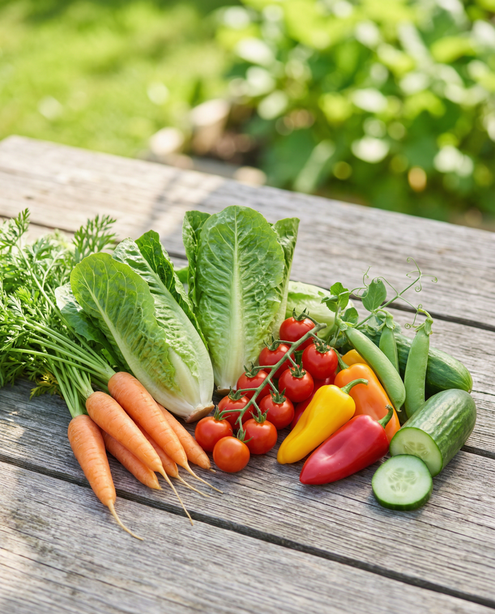Vegetable Seed Collection Annual Balcony Terrace Pack 6 Varieties