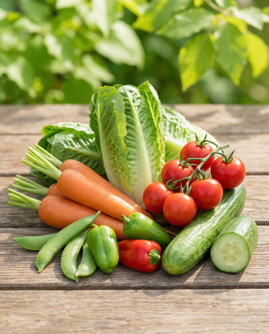 Vegetable Seed Collection Annual Balcony Terrace Pack 6 Varieties