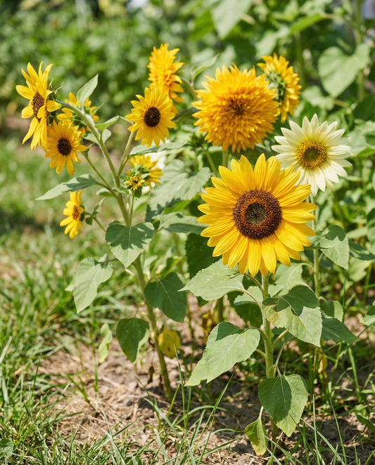 Sunflower Seeds Helianthus Annuus Annual 6 Varieties Collection Set
