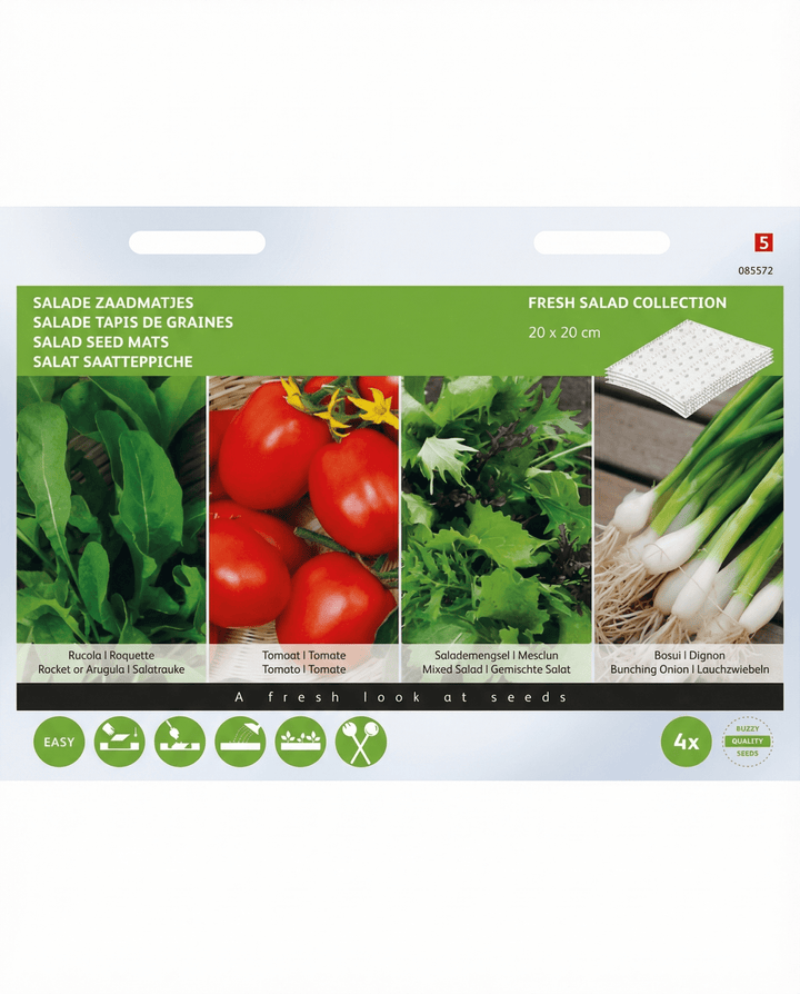 Salad Seed Mats Eruca Sativa Rocket 4 Pack