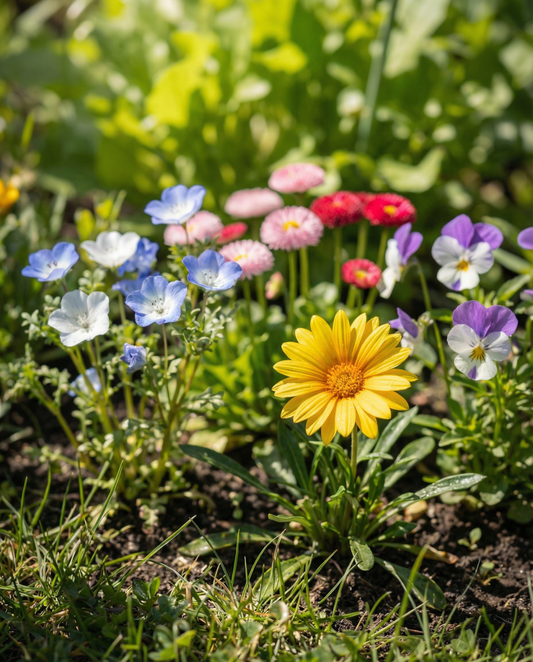 Flowers For Bees Seeds Annual Mix Low Growing 25m2 Coverage