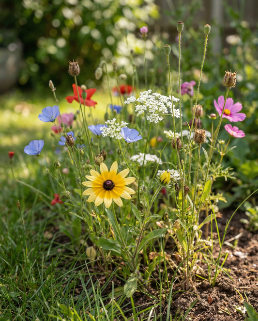 Flowers For Birds Seeds Annual Mix 25 M2 Coverage