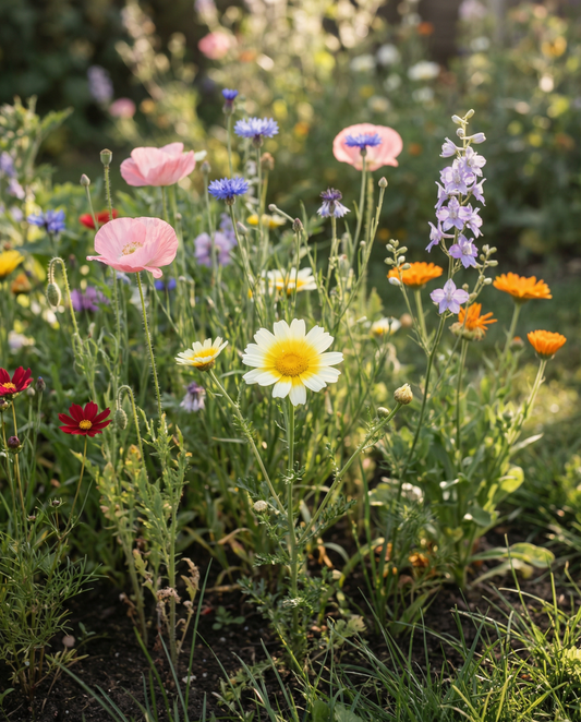 Fragrant Flower Mix Seeds Annual 25m2 Coverage