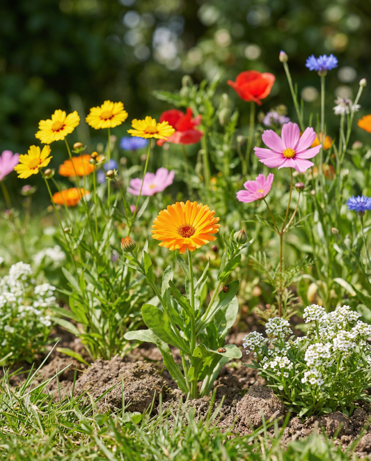 Flowers For Ladybirds Seeds Annual Flower Mix 50m2 Coverage