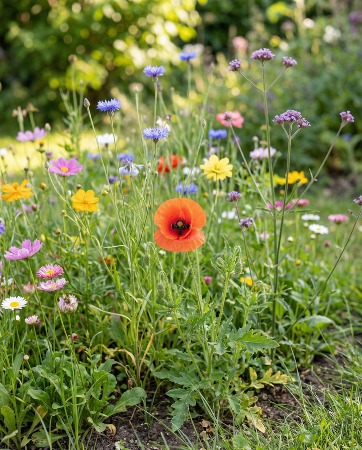Summer Flower Mix Seeds Annual Shaker Box 50m2 Coverage