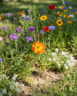 Flowers For Butterflies Seeds Annual Flower Mix 100m² Coverage