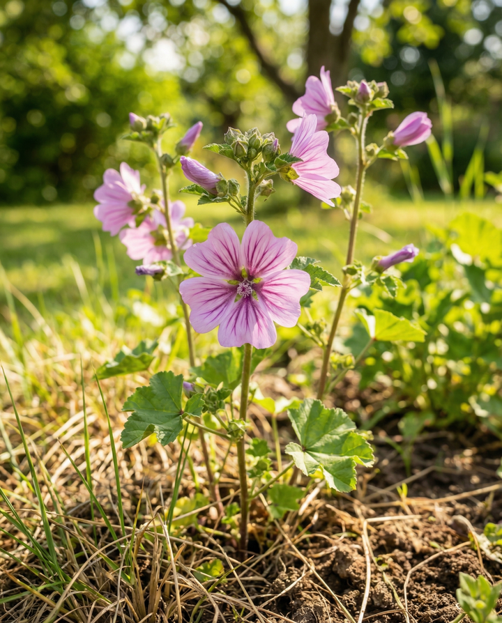 Mallow Seeds Malva Sylvestris Biennial Flower Mix
