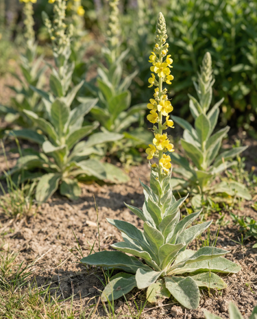 Semillas de verbasco (Verbascum thapsus) – flor bienal
