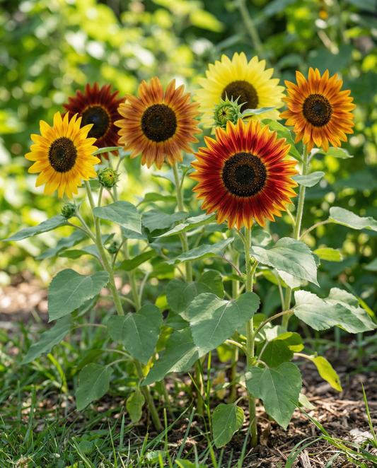 Ornamental Sunflower Seeds Helianthus Annuus Multicolor Annual Mix