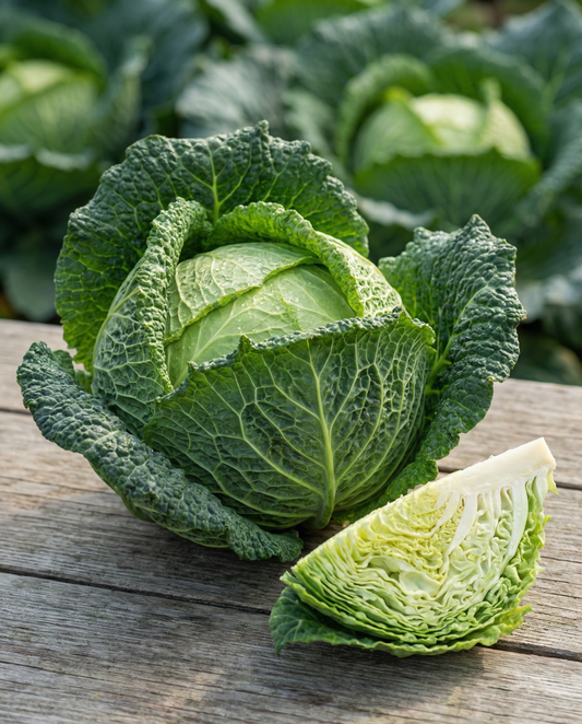 Savoy Cabbage Seeds Vertus 3 Brassica Oleracea Annual Variety