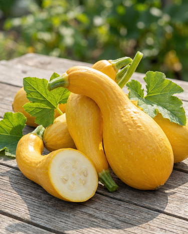 Sementes de abóbora Early Summer Crookneck (Cucurbita pepo) – vegetal anual