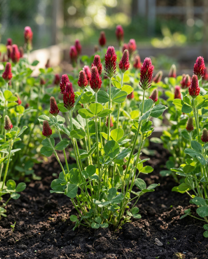 Crimson Clover Seeds Trifolium Incarnatum Annual Green Manure 200g