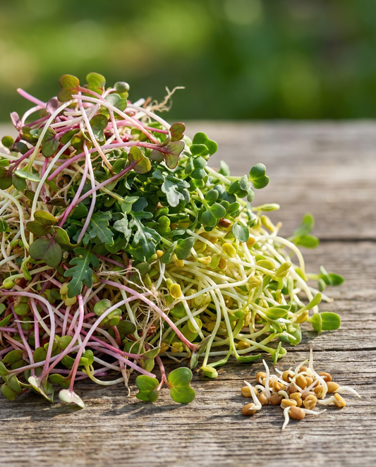 Spicy Sprouting Seeds Mix Organic 250g Vegetable Blend
