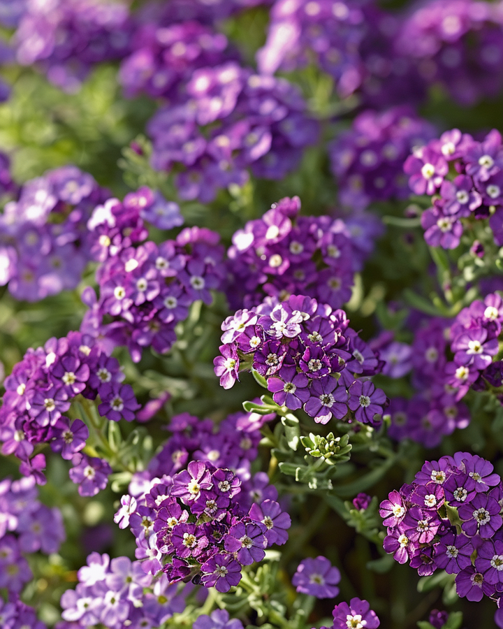 Alyssum Royal Carpet Seeds Lobularia Maritima Violet Flowers