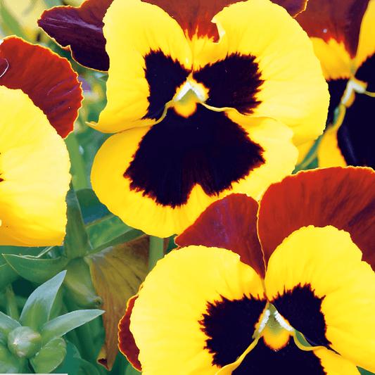 Viola Seeds Red Wing Large-flowered Viola Wittrockiana