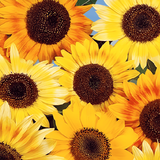 Low Sunflower Seeds Helianthus Annuus Fantasy Variety