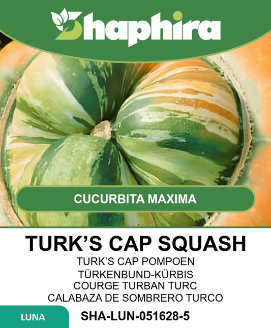 Turk's Cap Squash Seeds Cucurbita Maxima Decorative Vegetables