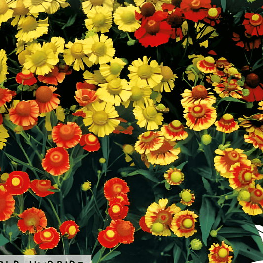Helenium Rotgold Hybrid Seeds Helenium Autumnale Fiery Autumn Flowers