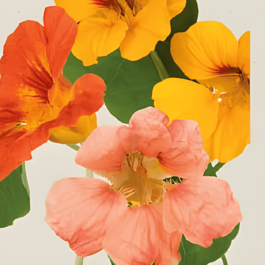 Biological Tropaeolum Majus Single-Flowered Nasturtium Seeds