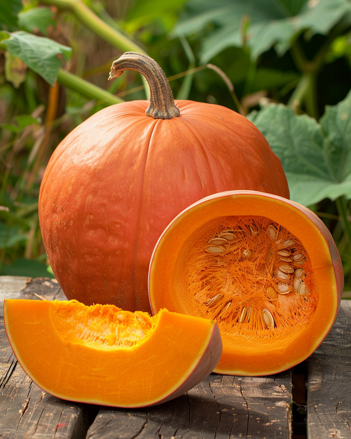 Organic Uchiki Kuri Pumpkin Seeds Cucurbita Maxima Vegetable