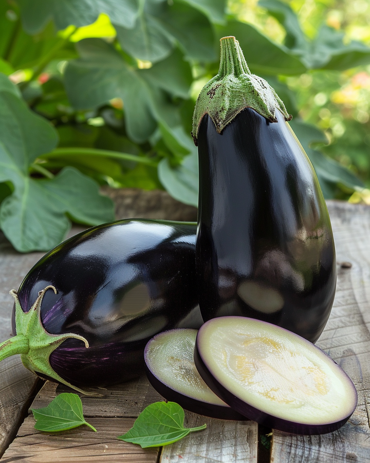 Black Beauty Eggplant Seeds Solanum Melongena L. Variety