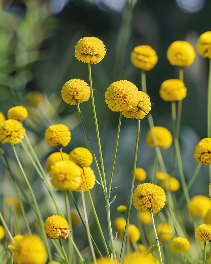 Craspedia Seeds Craspedia Globosa Yellow Drumstick Flowers