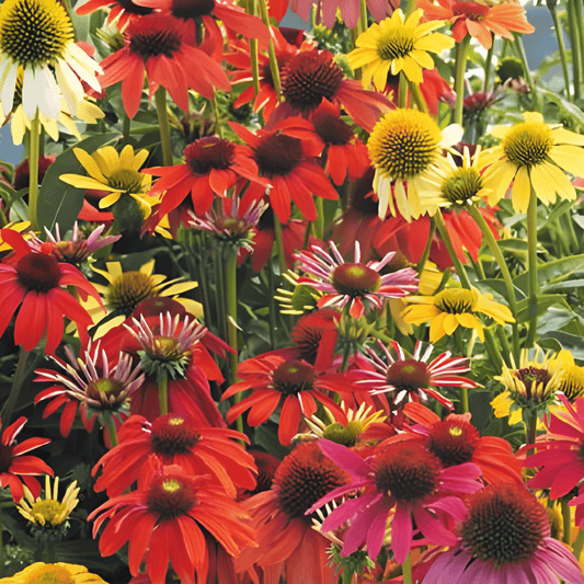 Echinacea Cheyenne Spirit Seeds Echinacea X Hybrida Mix Colorful Blooms