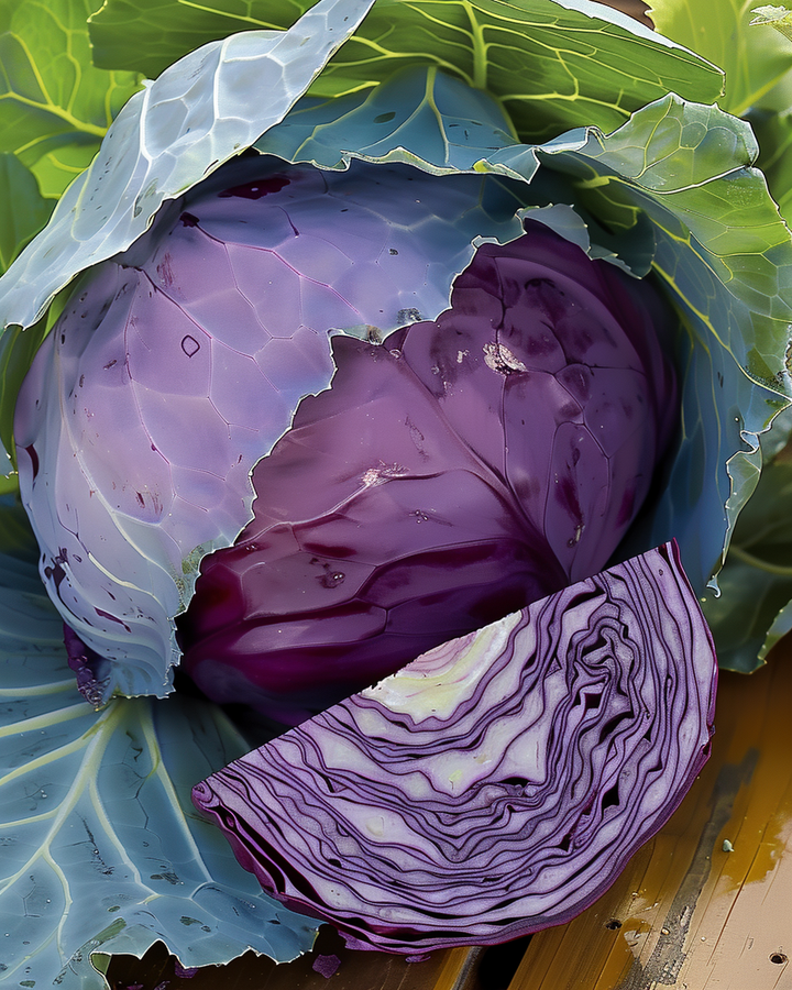 Red Cabbage Langedijker Storage Brassica Oleracea Seeds