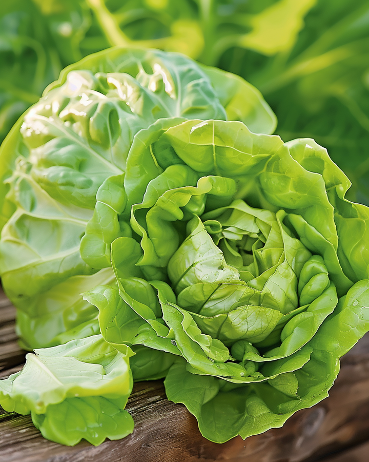 Butterhead Lettuce May Queen Seeds Lactuca Sativa Vegetable