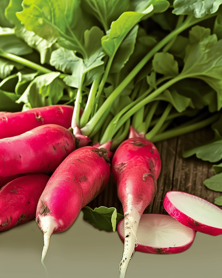 Organic Radish French Breakfast Seeds Raphanus Sativus Variety