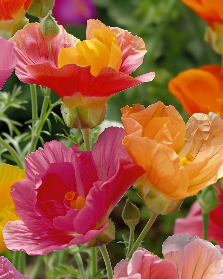 Forget-me-not Seeds Thai Silk Double Flowers Eschscholzia Californica