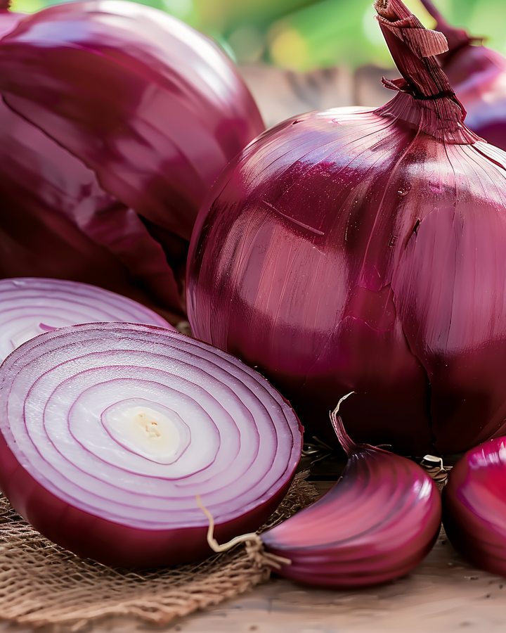North Holland Blood Red Onion Seeds Allium Cepa Spicy Flavor