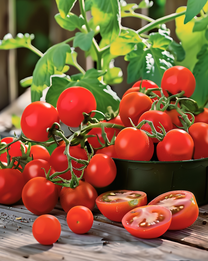 Patio Tomato Seeds Solanum Lycopersicum Gourmandise Red Variety