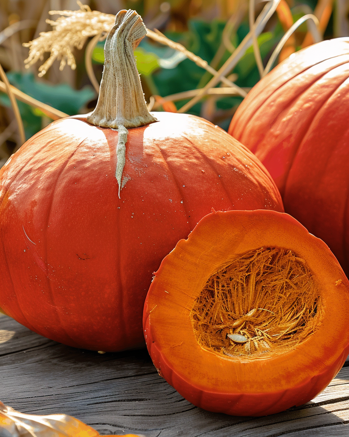 Uchiki Kuri Pumpkin Seeds Cucurbita Maxima Orange Hokkaido Variety