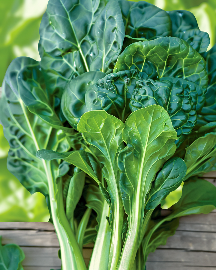 Organic Tatsoi Seeds Brassica Rapa Var Narinosa Asian Vegetable