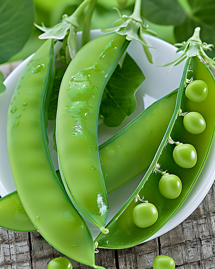 Sugar Snap Peas Seeds Pisum Sativum Delikett Extra Sweet