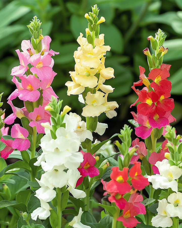 Snapdragon Tom Thumb Seeds Antirrhinum Majus Pumilum Mixed Flowers